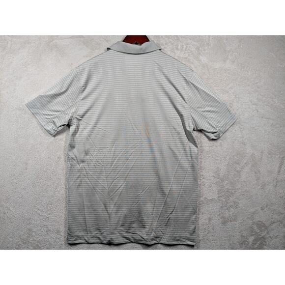 Tiger Woods Foundation Nike Performance Golf Gray Polo Size Medium Earl Woods - Picture 8 of 8